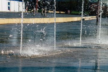 fountain in the street