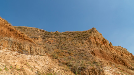 View to the Red Grand Stone Rocks i
