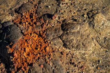 A red polluted surface like Mars