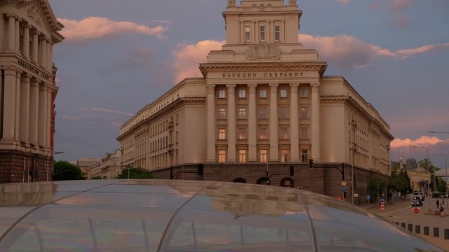 Antigua casa del Partido Comunista en Sof&iacute;a, Bulgaria,Europa.