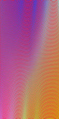 Background from colored curved lines, for phone screens.