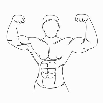 recommend clip art: male bodybuilder