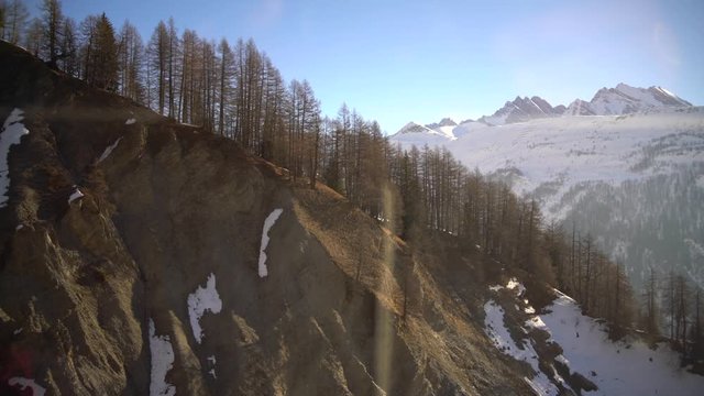 profilo della montagna