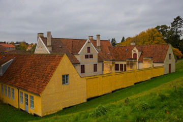 AARHUS, DENMARK: The Old Town in Aarhus. The Old Town is popular among tourists as it displays...
