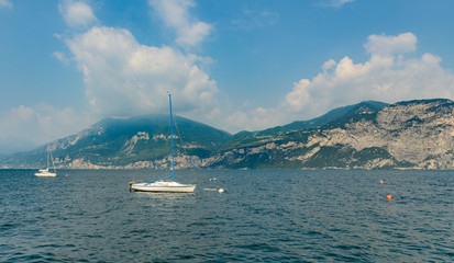 sail boat on a lake