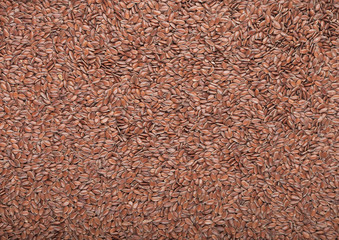 Raw natural healthy organic linseed flax-seed. Omega 3 product