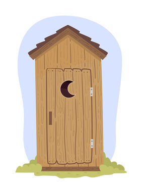 Outhouse Illustration