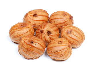 Group of small custard cakes