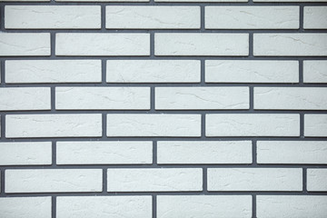 Naklejka premium Modern white brick wall texture for background. Abstract, background and interior , exterior concept