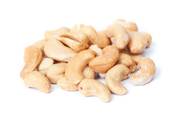 Heap of cashew nuts