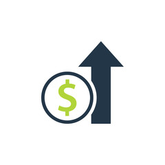 Direct costs icon. Clipart image isolated on white background