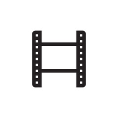 Video icon vector isolated on background. Trendy sweet symbol. Pixel perfect. illustration EPS 10. - Vector