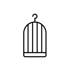 bird cage icon vector illustration template eps - 10