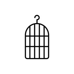 bird cage icon vector illustration template eps - 10