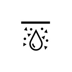 Soil moisture icon. Clipart image isolated on white background - obrazy, fototapety, plakaty