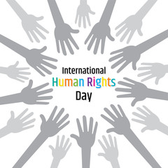 illustration of International Human Rights Day.