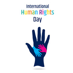 Fototapeta premium illustration of International Human Rights Day.