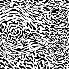 Animal skin tiger,and cheetah,lepard in safari mood.seamless pattern in vector.Design for fashion,fabric, web, wallpaper,wrapping,graphic type white background color.trendy zebra