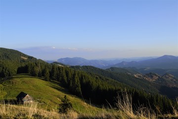  Carpathian slopes with beautiful views