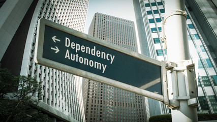 Street Sign to Autonomy versus Dependency
