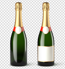 Bouteilles de champagne vectorielles 8