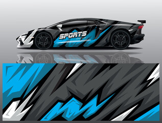 car decal wrap design vector eps 10