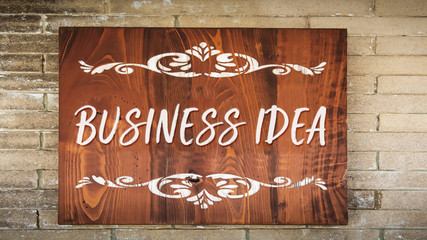 Street Sign to Business Idea