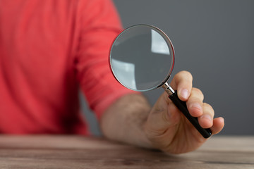 Magnifying Glass search concept modern.