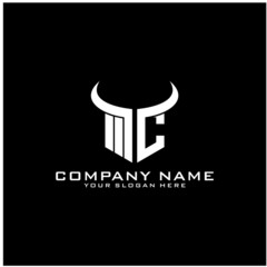 Letter MC logo icon design template elements