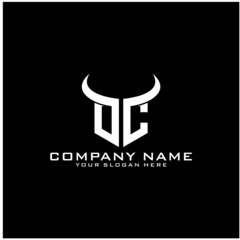 Letter OC logo icon design template elements