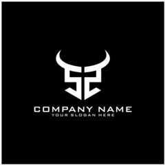 Letter SZ logo icon design template elements