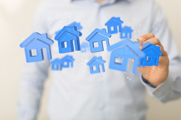 using futuristic interface of smart home automation iot