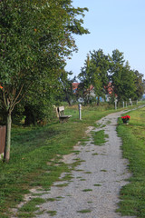 Minges (Minijos) village in Lithuania