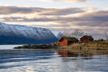 Alesund in Norwegen im November