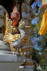 Sculpture of bird at Wat Ming Mueang, Chiang Rai, Thailand