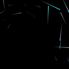 Fast Effect. Motion Neon Light Movement static