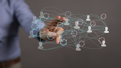 social network and leadership as concept.You need resource