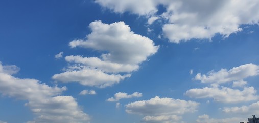Fototapeta na wymiar 하늘 구름