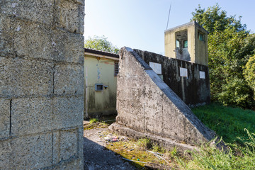 Urban exploration in an abandoned barracks