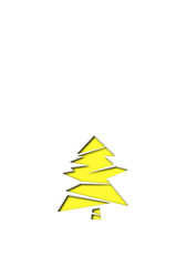 Fototapeta premium Christmas tree illustration. クリスマスツリーのイラスト