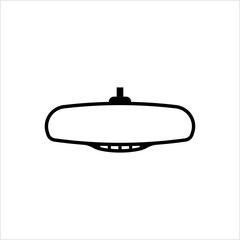 Car Rear View Mirror Icon