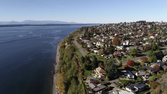 Seattle seaside road