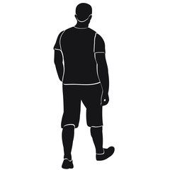 Obraz premium silhouette; vector; isolated; icon; line; person; sign; symbol; urban; people; black; pass; business; city; travel; step; pedestrian; way; asphalt; cross; human