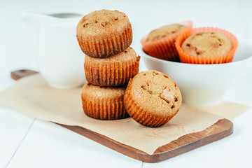 Vanilla Cupcakes With Fruit Puree