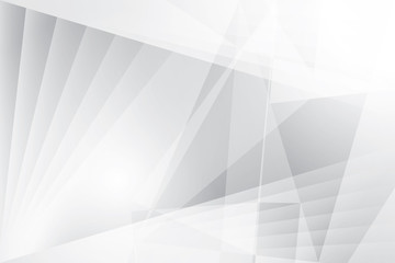 Obraz premium Abstract geometric white and gray color background. Vector, illustration. 