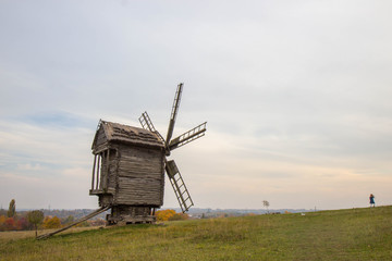 wind mills of National Museum of Folk Architecture and Life of Ukraine