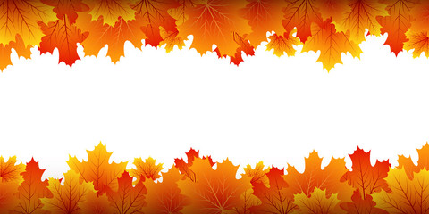 Vector autumn season background