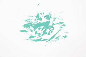 Obraz premium Abstract isolated colorful vector watercolor stain. Grunge element for paper design