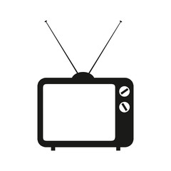 TV icon on a white background