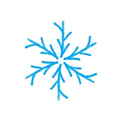 illustration of blue snowflakes